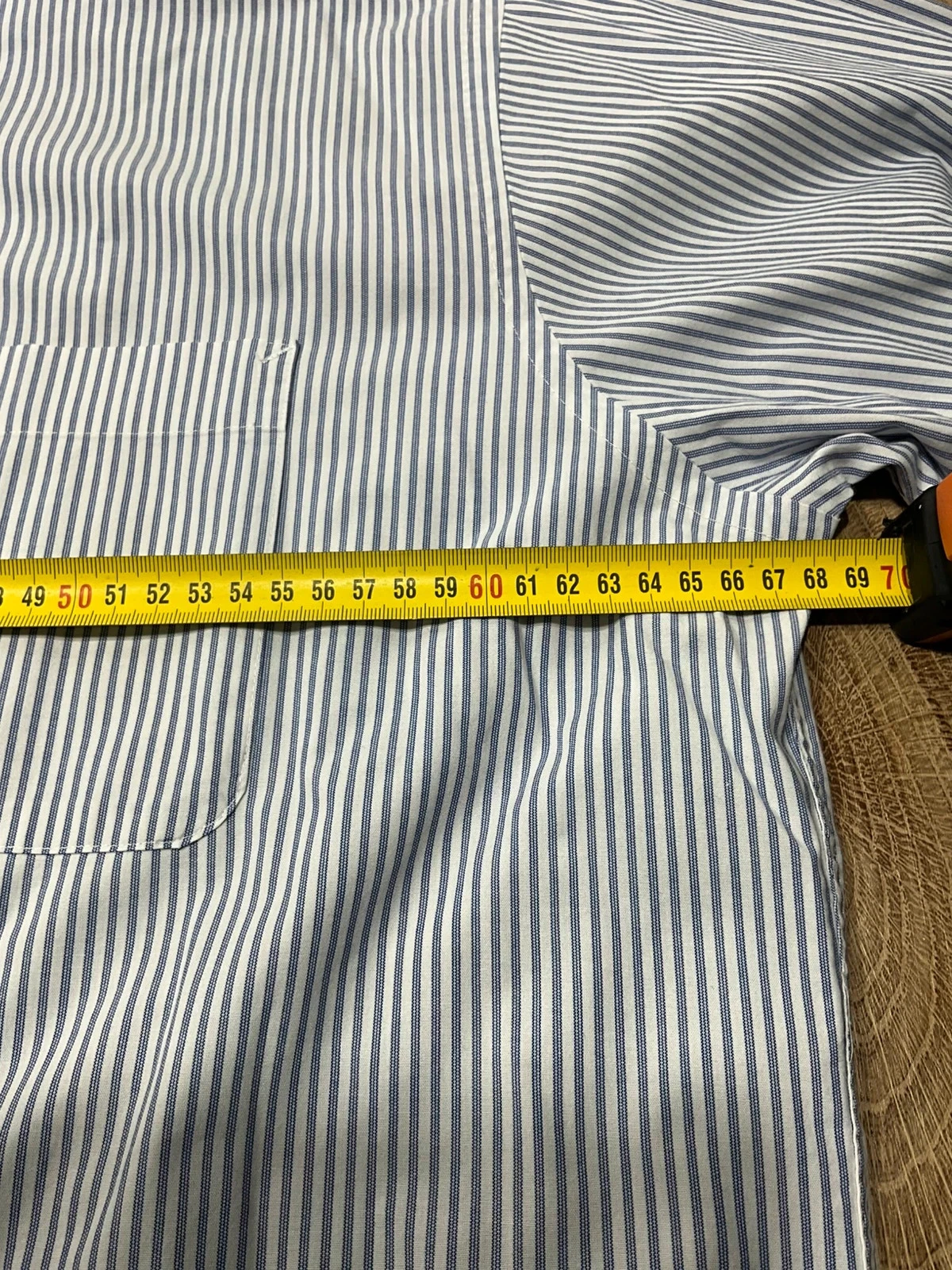 Chemise Tommy Hilfiger Regular Fit XL Chic Rayée Bleu Blanc – photo 11